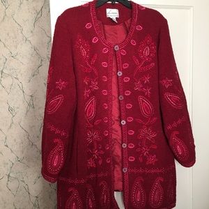 Red jacket